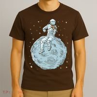 Astronaut Violin Player Violinist Viola Classical Music T-Shirt thumb 3