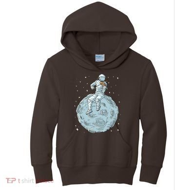 Astronaut Violin Player Violinist Viola Classical Music Kids Hoodie