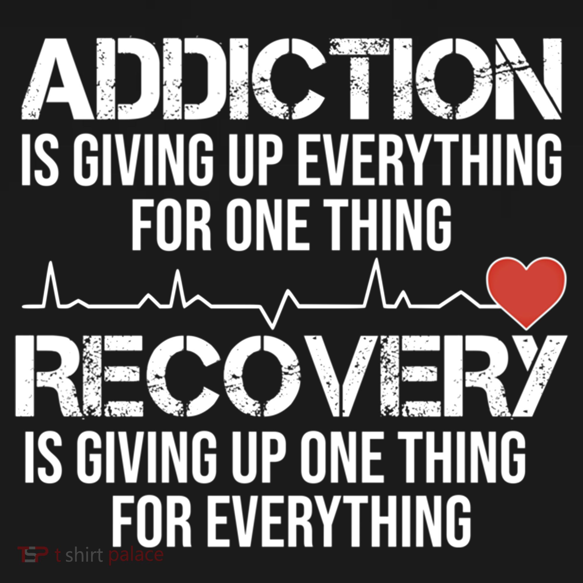 Addiction Vs Recovery Aa Na Heartbeat Clean Sober Life Gift Women's Hoodie