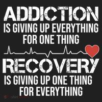Addiction Vs Recovery Aa Na Heartbeat Clean Sober Life Gift Hat thumb 2