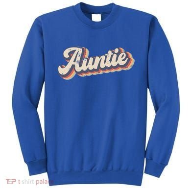 Auntie Vintage Rainbow Gift Sweatshirt