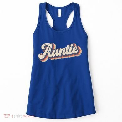 Auntie Vintage Rainbow Gift Women's Tank Top