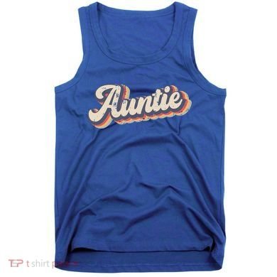 Auntie Vintage Rainbow Gift Tank Top