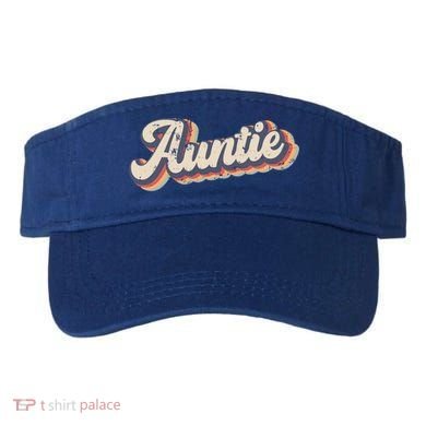Auntie Vintage Rainbow Gift Visor