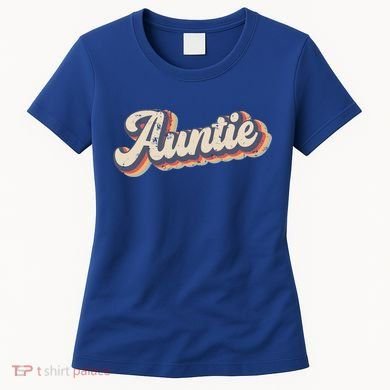 Auntie Vintage Rainbow Gift Women's T-Shirt