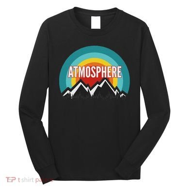 Atmosphere Vintage Retro Sunset Design Long Sleeve Shirt