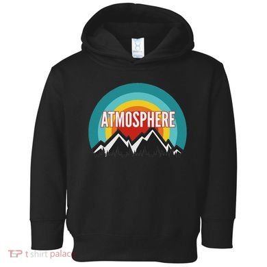 Atmosphere Vintage Retro Sunset Design Toddler Hoodie