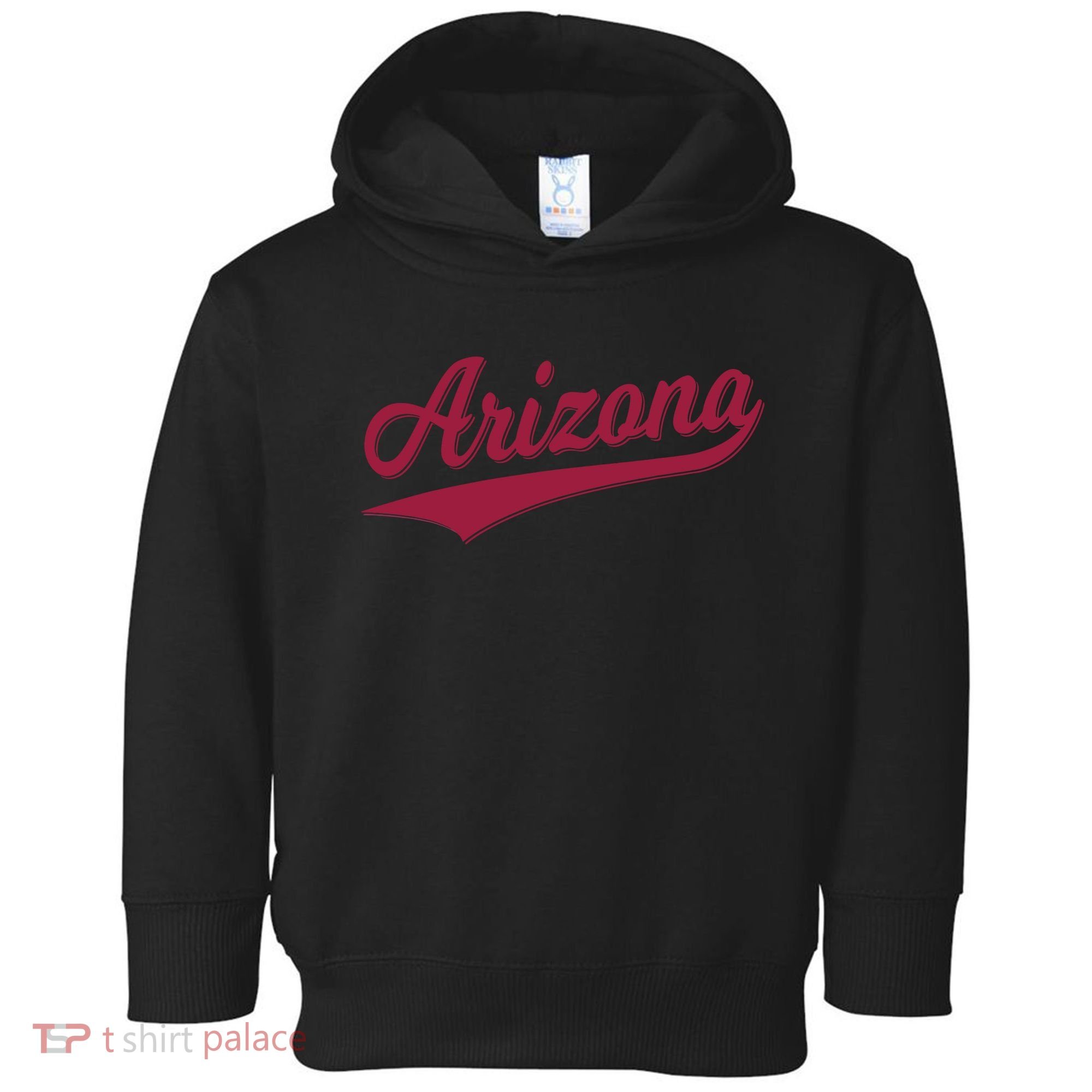 Arizona Varsity Script Classic Sports Jersey State Flag Toddler Hoodie
