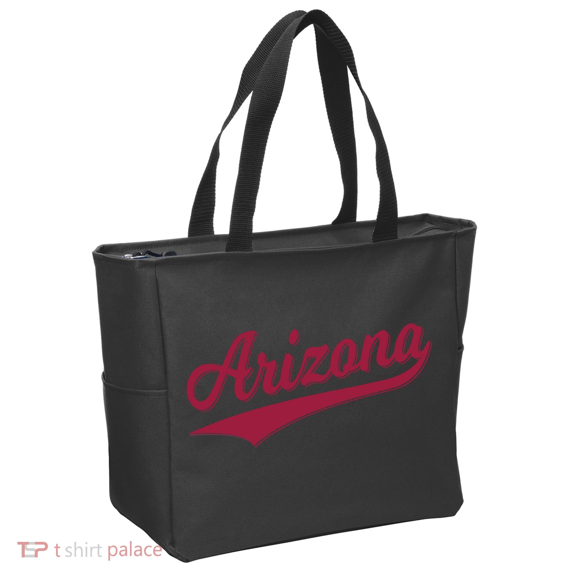 Arizona Varsity Script Classic Sports Jersey State Flag Tote Bag