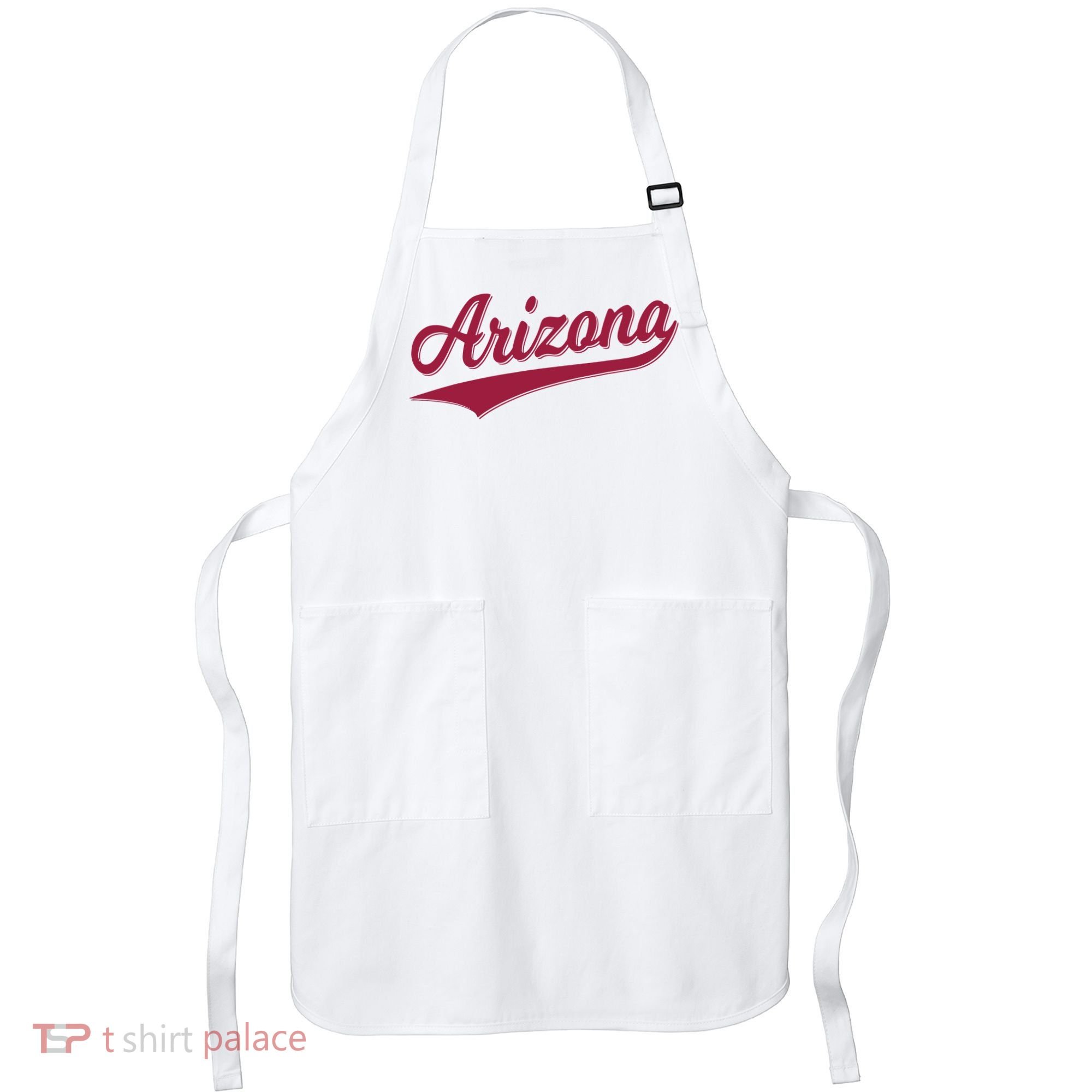 Arizona Varsity Script Classic Sports Jersey State Flag Apron
