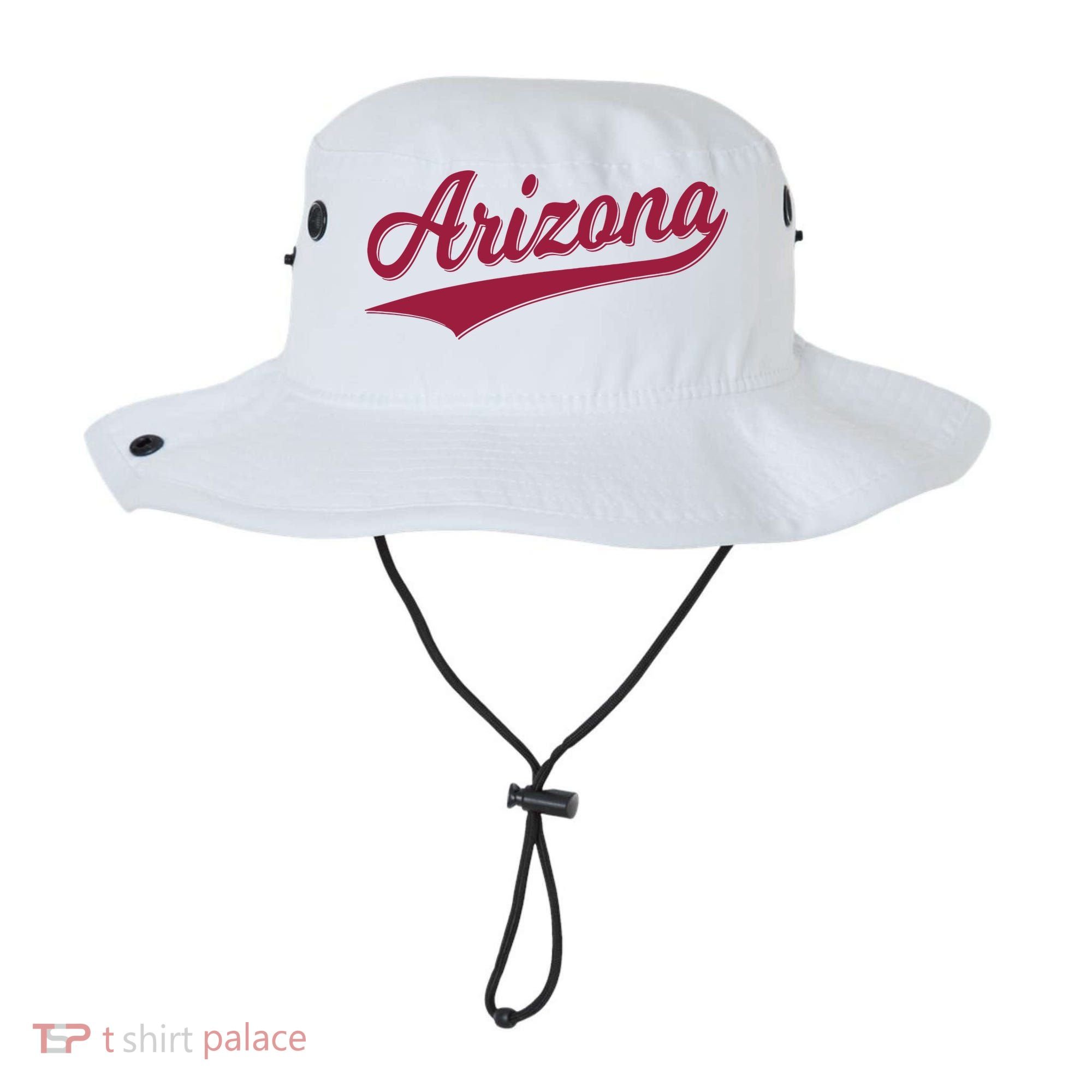 Arizona Varsity Script Classic Sports Jersey State Flag Bucket Hat