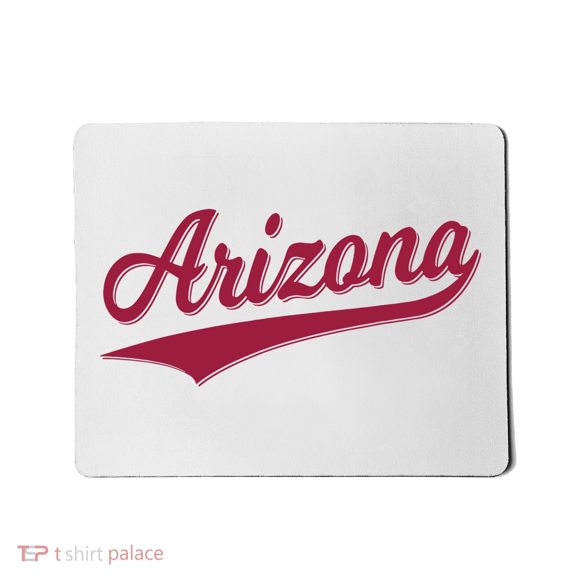 Arizona Varsity Script Classic Sports Jersey State Flag Mousepad