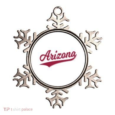 Arizona Varsity Script Classic Sports Jersey State Flag Ornament