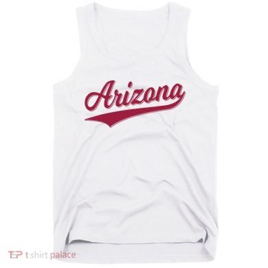 Arizona Varsity Script Classic Sports Jersey State Flag Tank Top