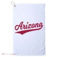 Arizona Varsity Script Classic Sports Jersey State Flag Golf Towel thumb 0