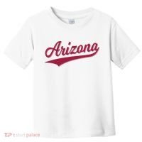Arizona Varsity Script Classic Sports Jersey State Flag Toddler T-Shirt thumb 0