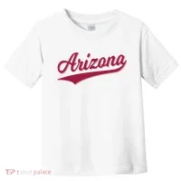 Arizona Varsity Script Classic Sports Jersey State Flag Toddler T-Shirt thumb 0