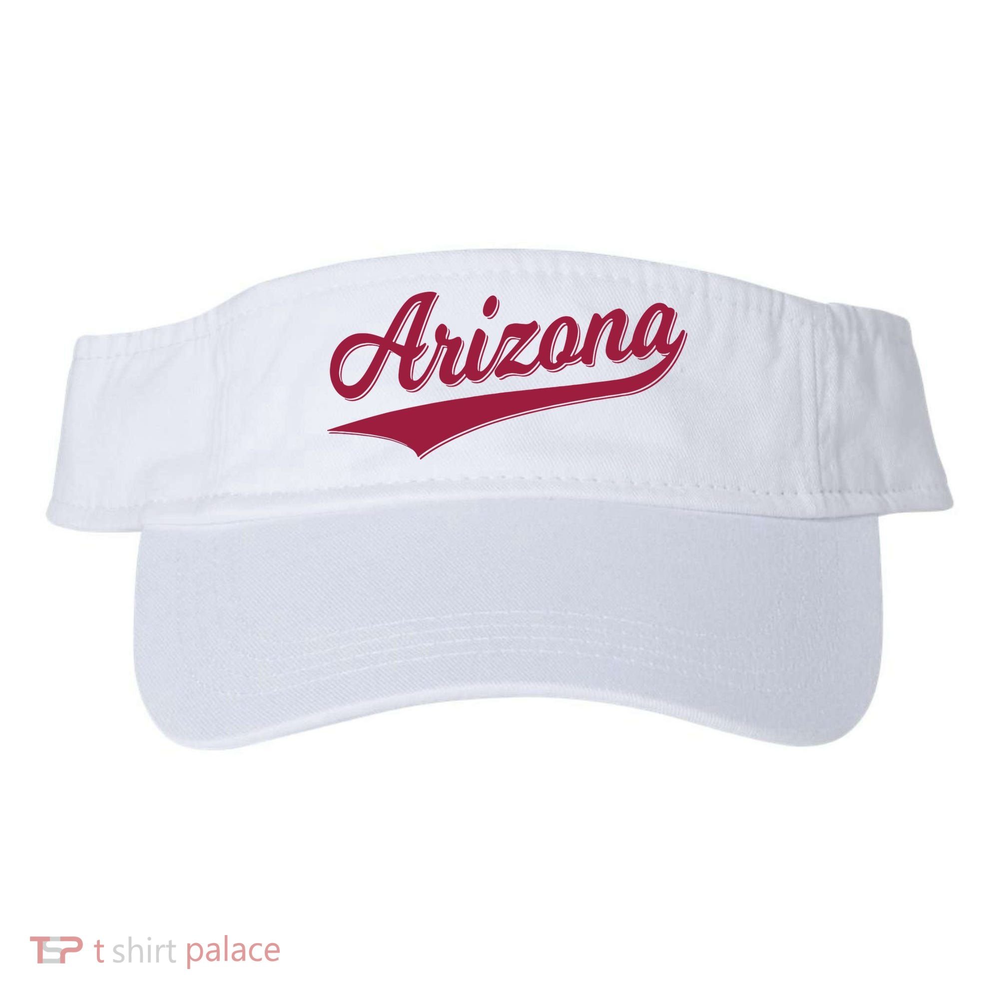 Arizona Varsity Script Classic Sports Jersey State Flag Visor