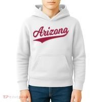 Arizona Varsity Script Classic Sports Jersey State Flag Kids Hoodie thumb 4