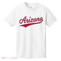 Arizona Varsity Script Classic Sports Jersey State Flag Kids T-Shirt thumb 0