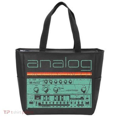 Analog Vintage Synthesizer Tote Bag