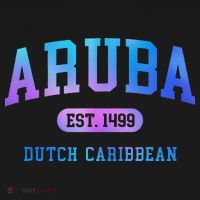 Aruba Vacation Souvenir Colorful T-Shirt thumb 7
