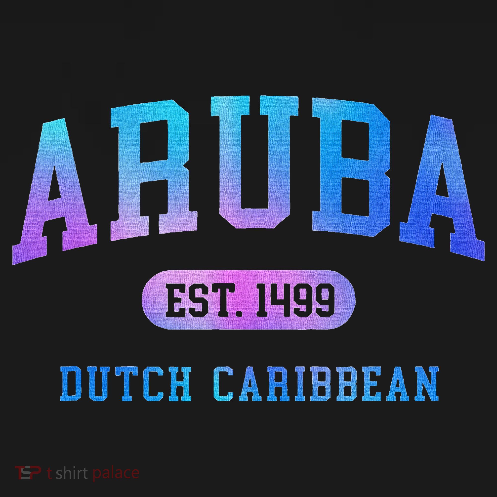 Aruba Vacation Souvenir Colorful T-Shirt