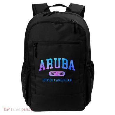 Aruba Vacation Souvenir Colorful Backpack