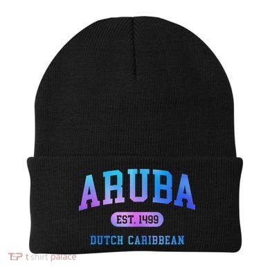 Aruba Vacation Souvenir Colorful Beanie
