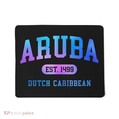 Aruba Vacation Souvenir Colorful Mousepad