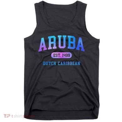 Aruba Vacation Souvenir Colorful Tank Top