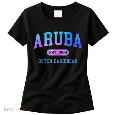 Aruba Vacation Souvenir Colorful Women's T-Shirt