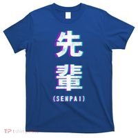 Aesthetic Vaporwave Senpai Funny Gift Fuzzy Print T-Shirt thumb 0