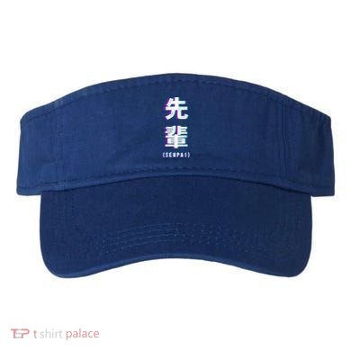 Aesthetic Vaporwave Senpai Funny Gift Fuzzy Print Visor