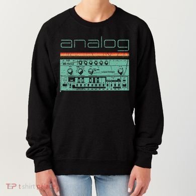 Analog Vintage Synthesizer Acid Nerd Synth 80s Women's Sweatshirt