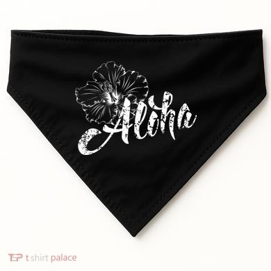 Aloha Vintage Tropical Hawaii USA-Made Doggie Bandana