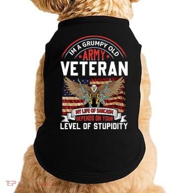 Army Veteran T Doggie Tank