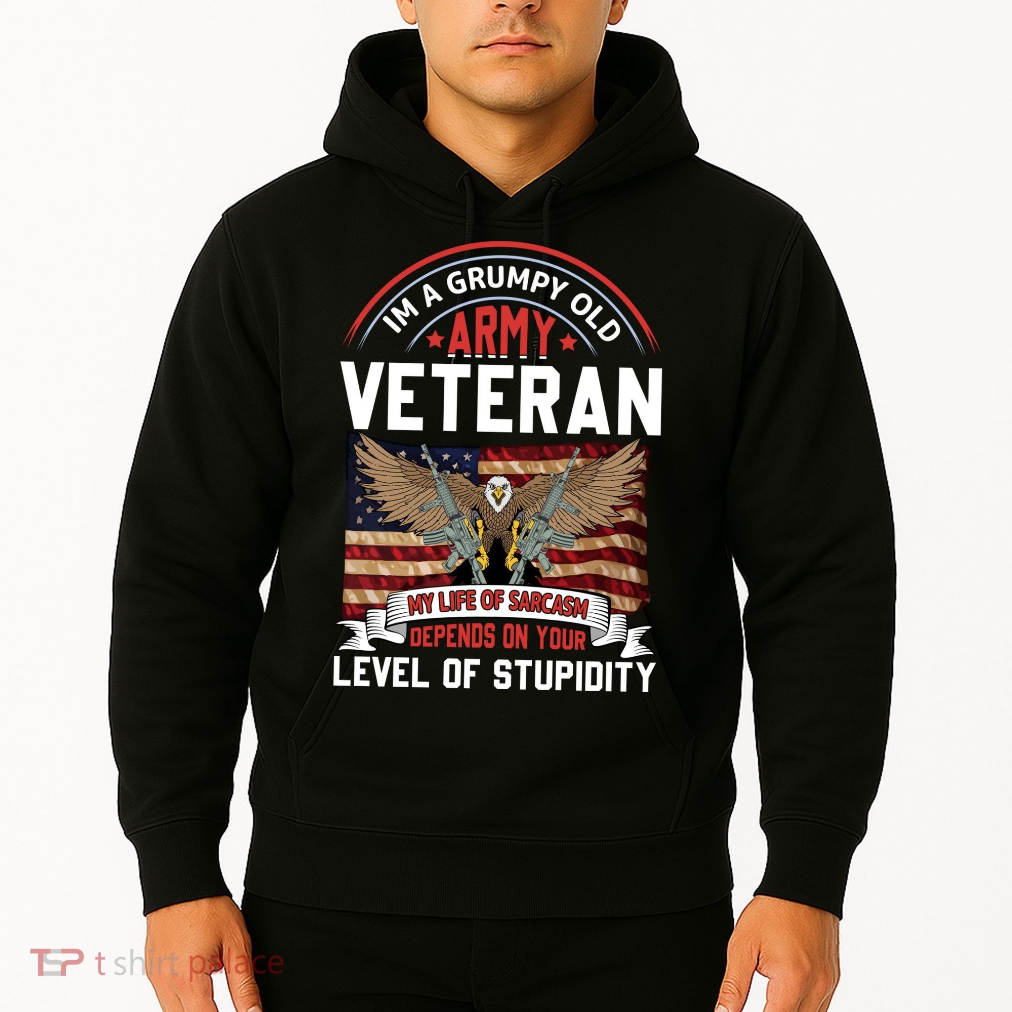 Army Veteran T Hoodie