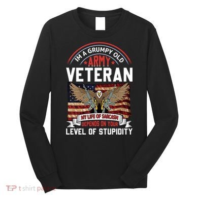 Army Veteran T Long Sleeve Shirt