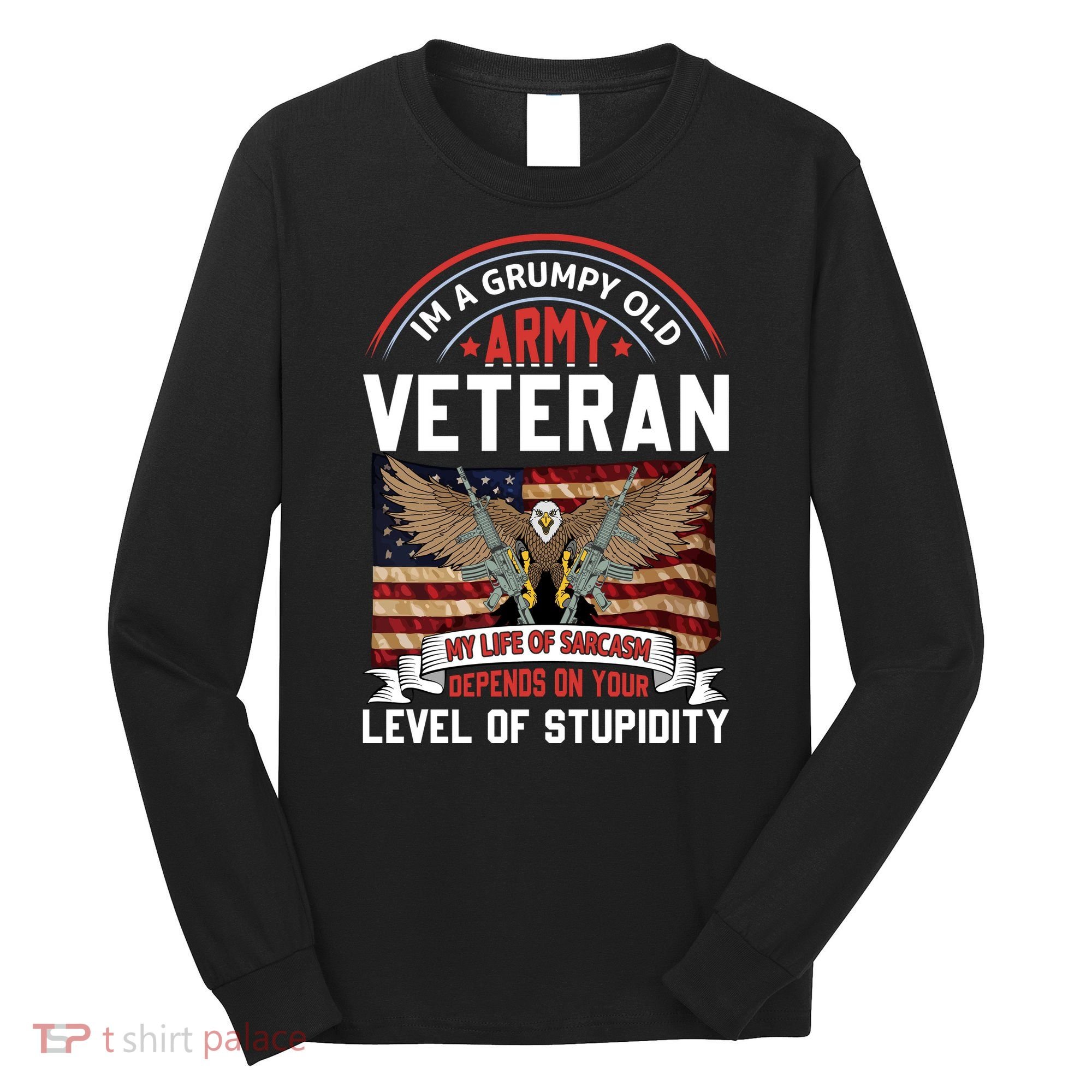 Army Veteran T Long Sleeve Shirt