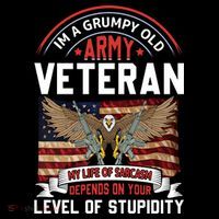 Army Veteran T Bucket Hat thumb 4