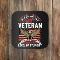 Army Veteran T Coaster thumb 0