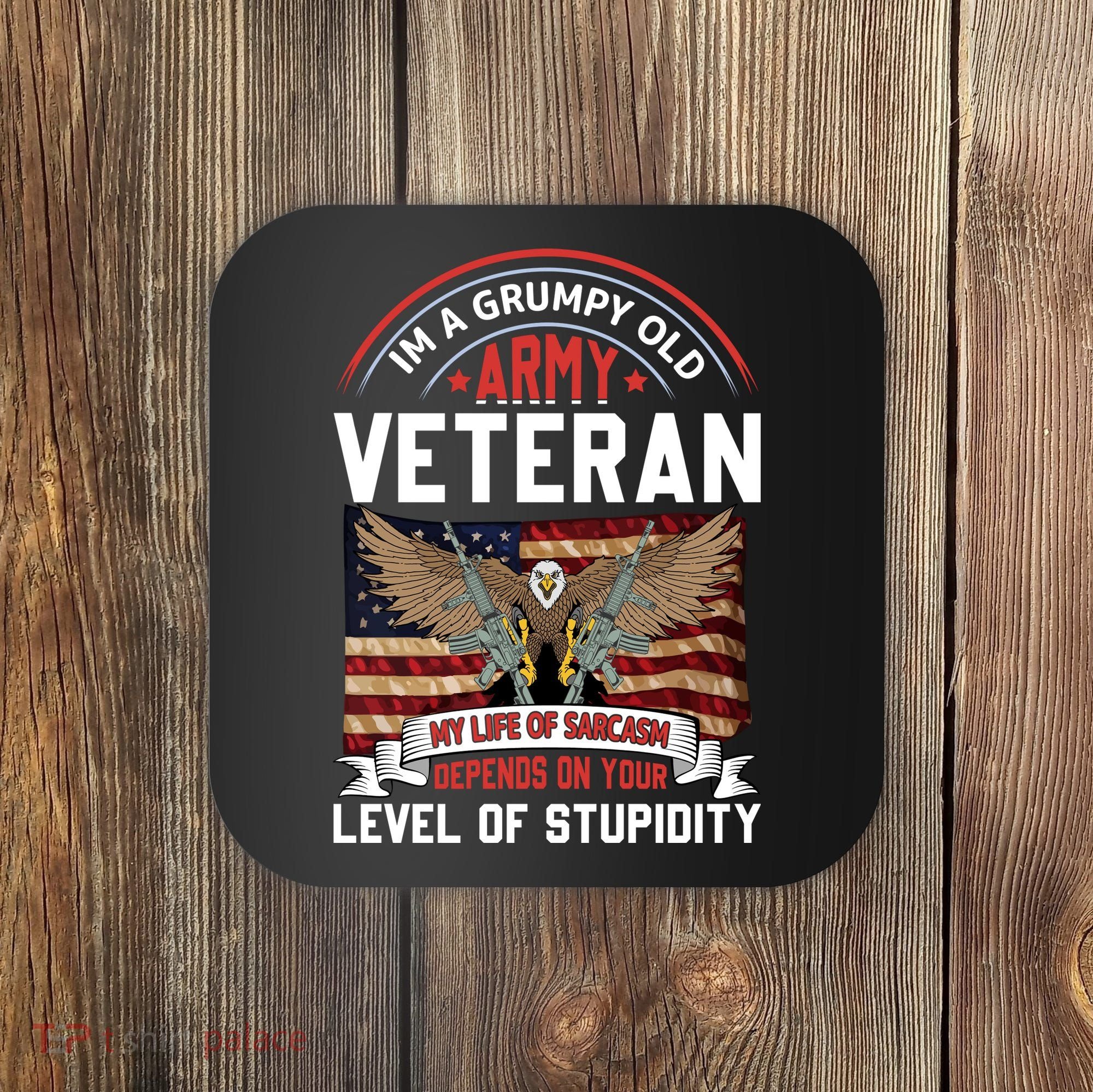 Army Veteran T Coaster