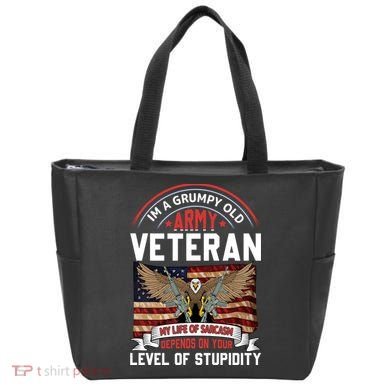 Army Veteran T Tote Bag