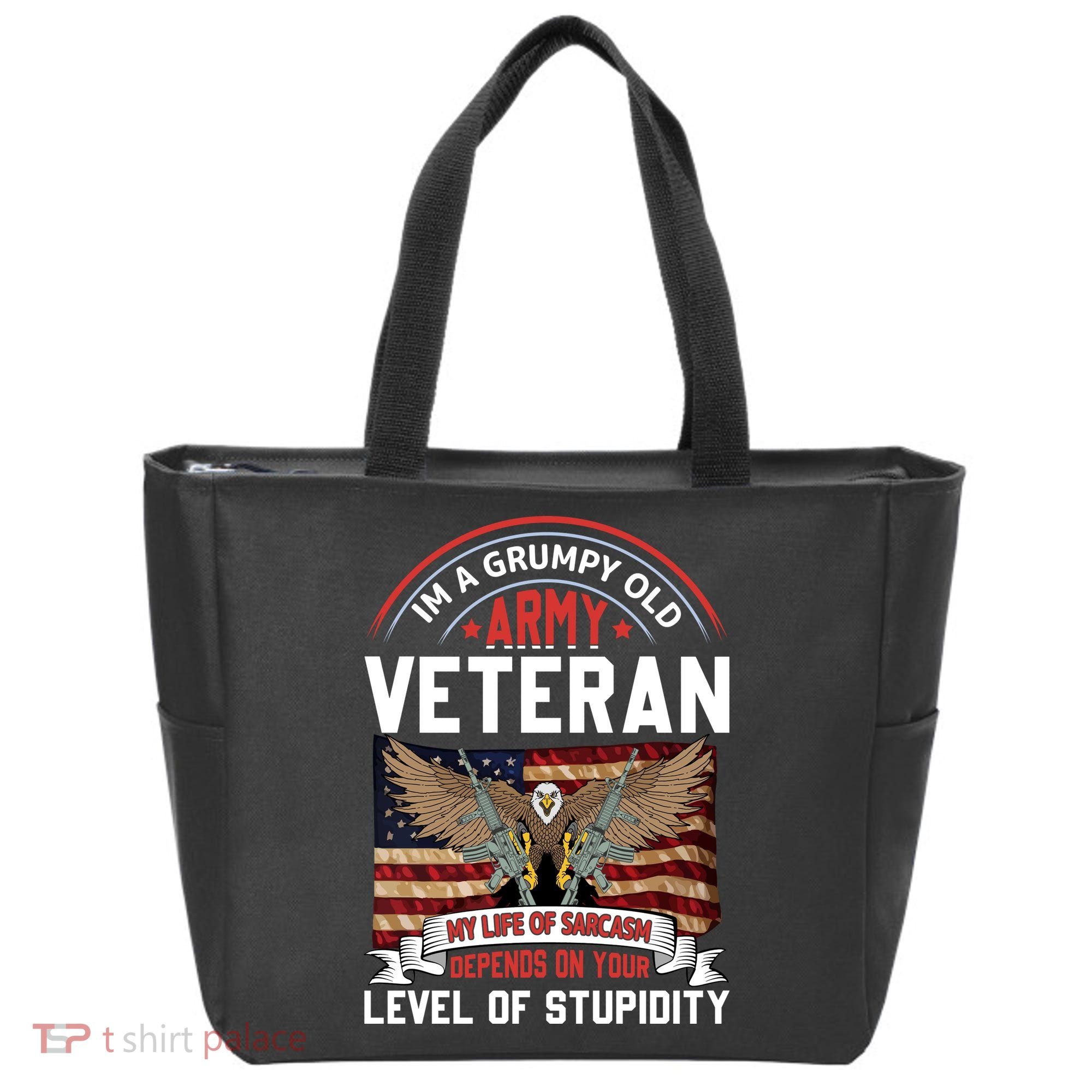 Army Veteran T Tote Bag