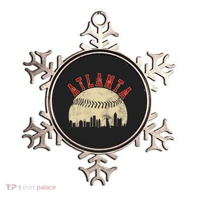 Atlanta Vintage Torn Old Classic Baseball Team Ornament