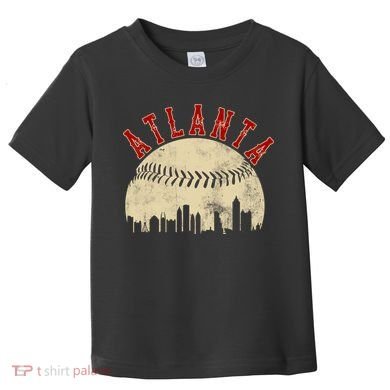Atlanta Vintage Torn Old Classic Baseball Team Toddler T-Shirt