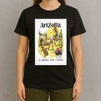 Arizona Vintage Travel Poster T-Shirt thumb 4