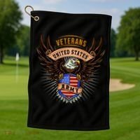 Army Veterans United States Golf Towel thumb 1