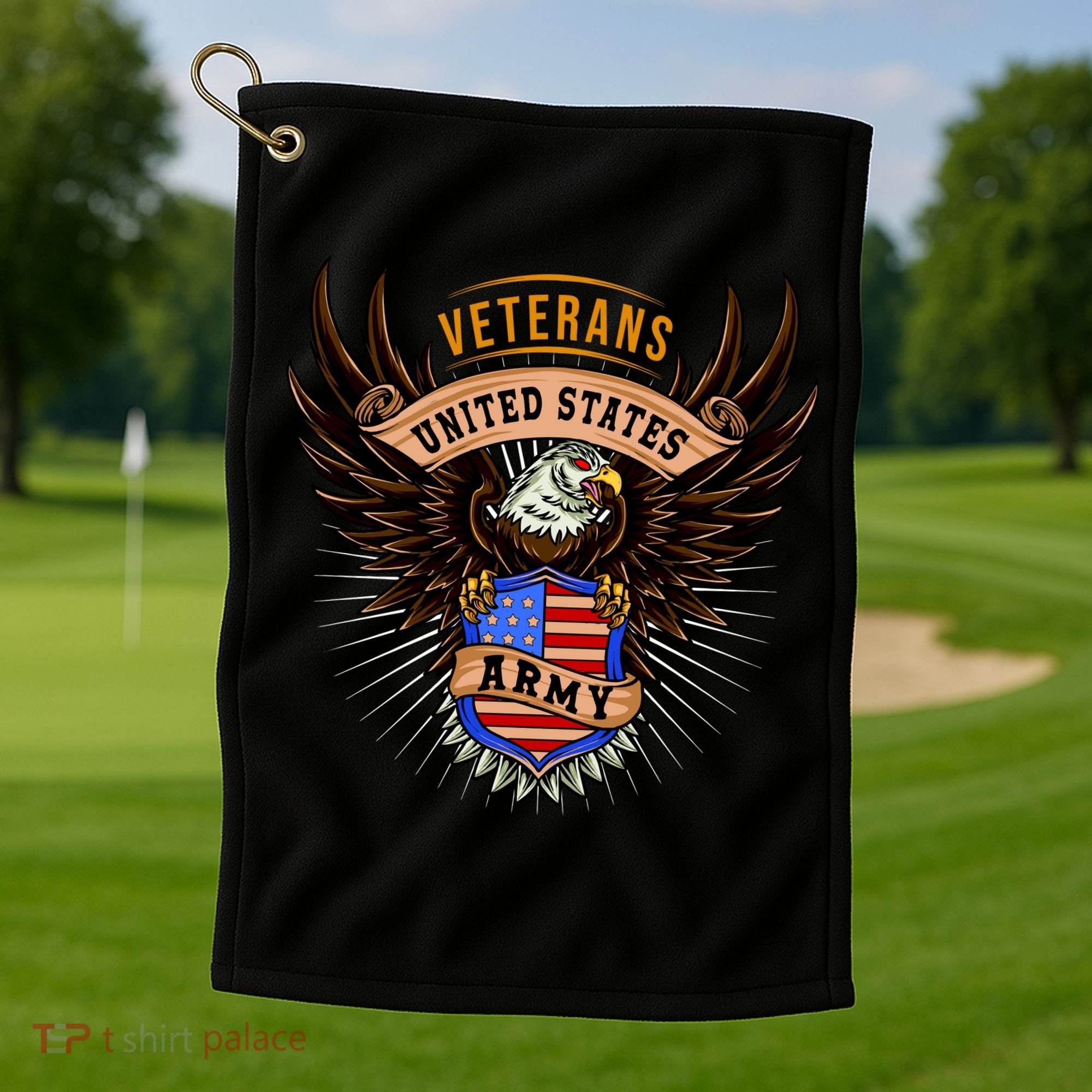 Army Veterans United States Golf Towel